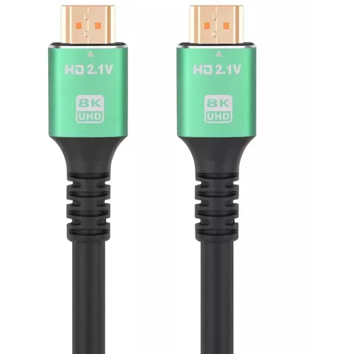 Kedo HDMI kabel M-M, ver. 2.1, 8K, 10m, gold, (21437322)