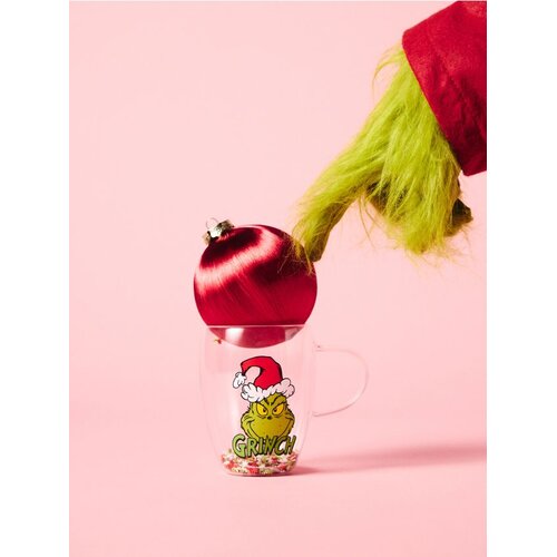 Sinsay Božićna &amp;scaron;alica s dvostrukim dnom i &amp;scaron;arenim konfetima Grinch Slike