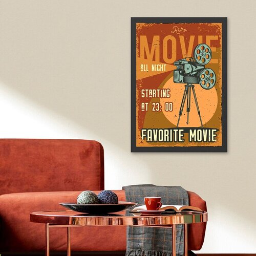 Wallity slika Favorite Movie (55 x 75), 55x75cm Cene