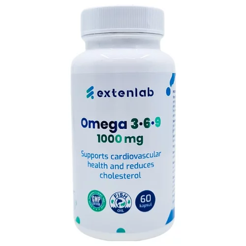 Extenlab Omega 3-6-9, 1000 mg (60 kapsul)