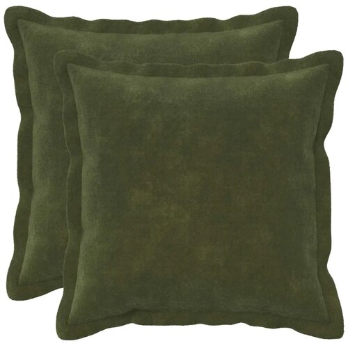  Jastuk s jastukom HOUTEN 2 kom. Zelena Mikrofibra Flis - Zelena 30 x 30 cm 2 Cene
