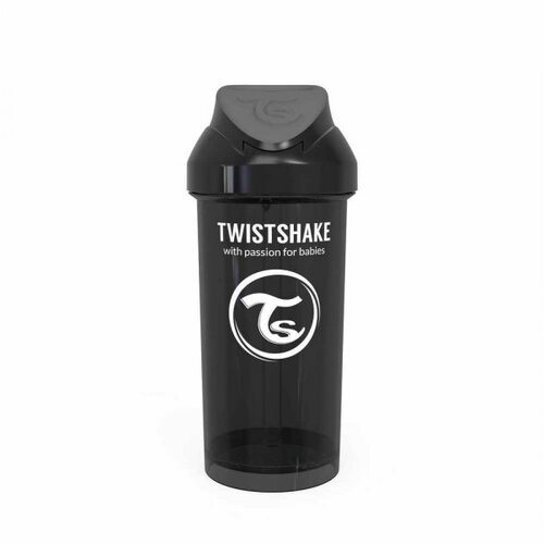 Twistshake steklenička s slamico straw cup black Cene