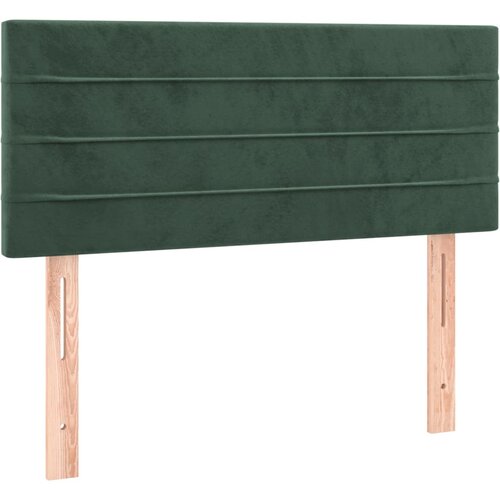 Maison Chic posteljno vzglavje - vzglavna omarica - nočna omarica temno zeleno 90x5x78/88 cm žamet, (21707179) Slike