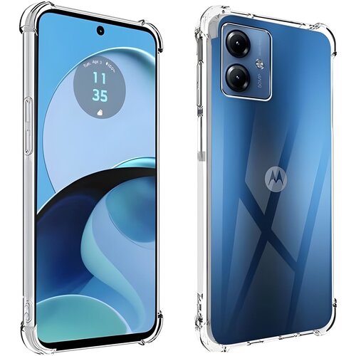  Silikonska futrola s ojačanim rubovima za Motorola Moto G54 - Prozirna KP29999 Cene