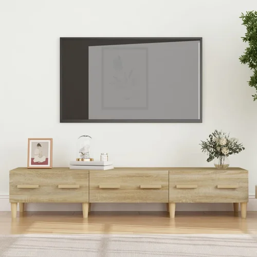 TV ormarić boja hrasta 150x34,5x30 cm od konstruiranog drva