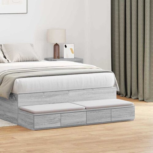  Ladice za krevet s ladicama Siva Sonoma 120 x 36,5 x 16,5 cm Cene