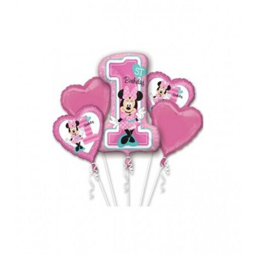Amscan Baloni set Minnie Mouse prvi rođendan P75 3437901 Slike