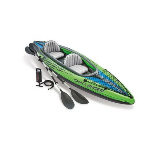 Intex challenger k2 kayak (86″ Aluminijumska vesla) + Teretna mreža ( 68306NP ) Cene