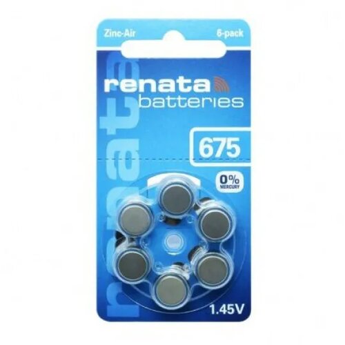  Baterija ZA675 1.45V Zink-Air baterija za SLUSNI APARAT, PAK6 (cena po kom.) Cene