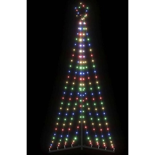 vidaXL Lučke za novoletno jelko 339 LED diod barvita 187 cm Cene
