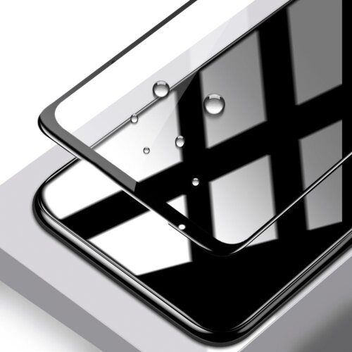 Full Popolnoma lepljeno 6D kaljeno steklo za XIAOMI REDMI NOTE 14 PRO PLUS/14 PRO črno Slike