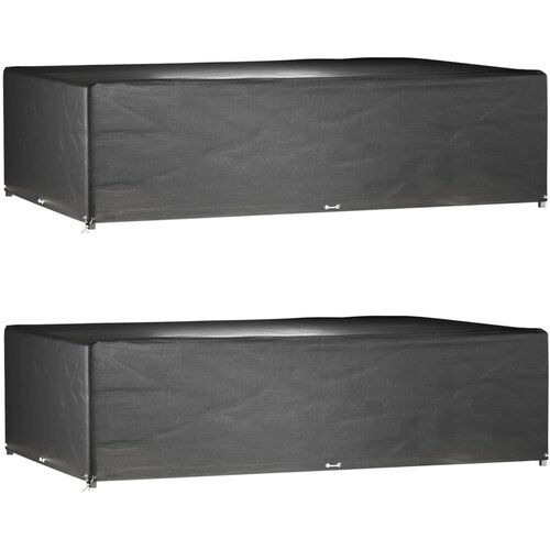 vidaXL Prevleka za vrtno pohištvo 2 kosa 325x205x90 cm pravokotna Cene