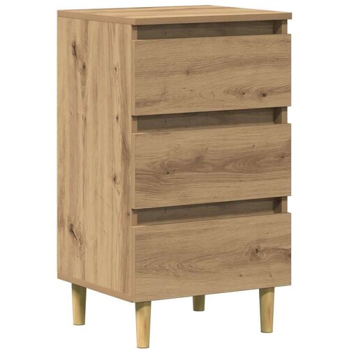 VidaXL Noćni ormarić Artisan hrast 40x35x69 cm izrađeno drvo Slike