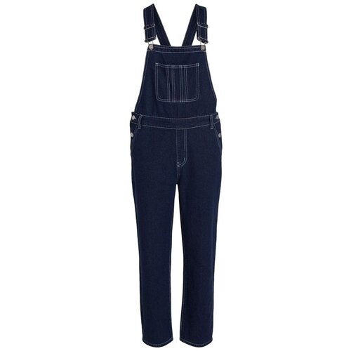 Vila Kombinezoni Overalls Katty Juli 7/8 - Dark Blue Denim Modra Cene