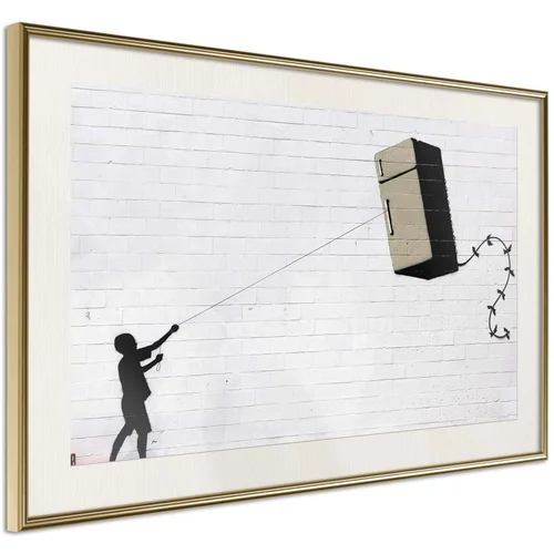  Poster - Banksy: Fridge Kite 30x20