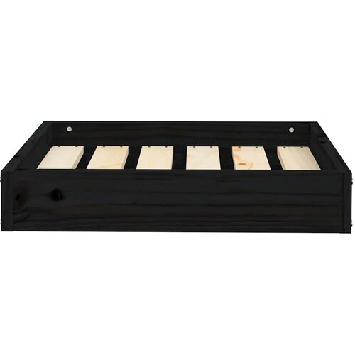  za pse crna 55,5 x 45,5 x 28 cm od masivne borovine Slike