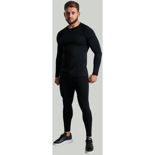 STRIX Mu&amp;scaron;ka majica dugih rukava MERINO I Black Slike
