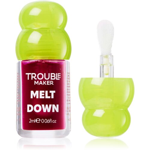 Trouble Maker Melt Down Lip Oil ulje za usne nijansa Tipping Point Purple 3 ml Cijene
