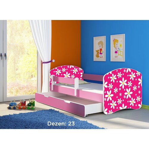 ACMA dečiji krevet ii 160x80 f + dušek 6 cm PINK23 Cene