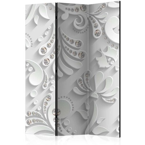  Paravan u 3 dijela - Flowers with Crystals [Room Dividers] 135x172 Slike