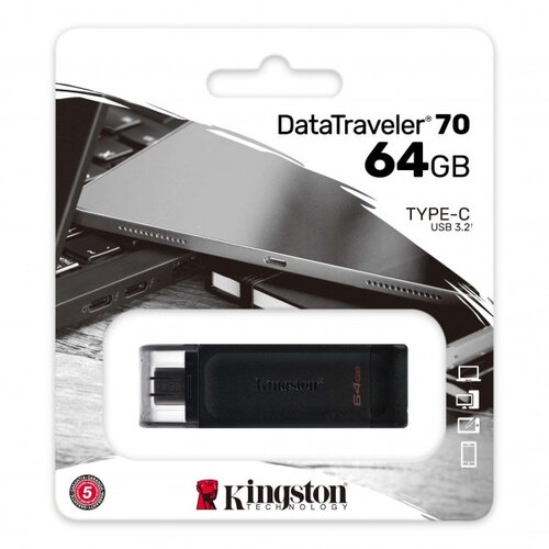 Kingston DataTraveler 70 64GB USB 3.2 Gen 1 tip-C (DT70/64GB) USB ključ Slike