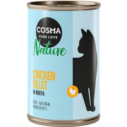 Cosma Nature 6 x 140 g - Pileći file Slike