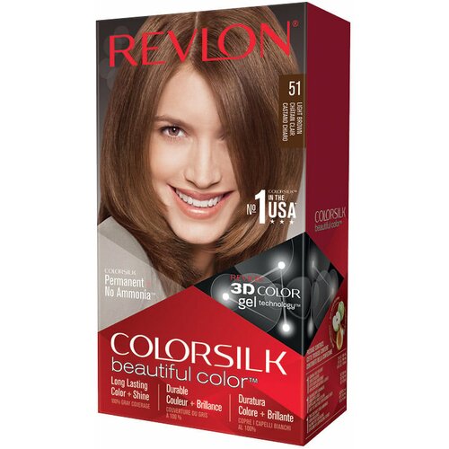 Revlon colorsilk farba za kosu 51 svetlo braon Slike
