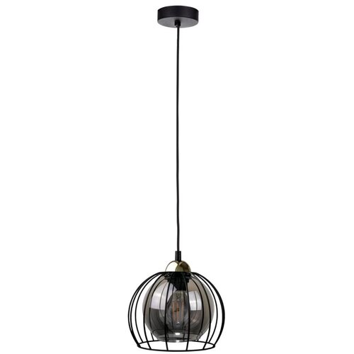  Luster na sajli SOLO BLACK 1xE27/60W230V crna/zlatna Cene