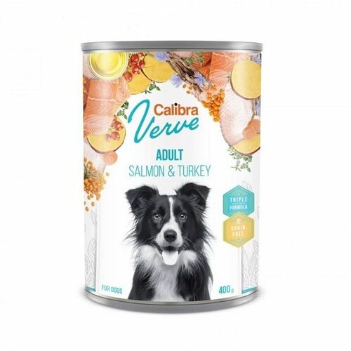 CALIBRA Dog Verve Konzerva GF Adult Losos & Ćuretina, hrana za pse 400g Slike