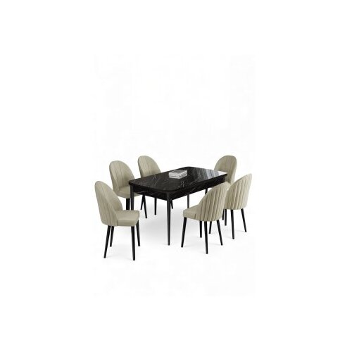 Hanah home Trpezarijski set, 7 dijelova, svijetlozelena Cene