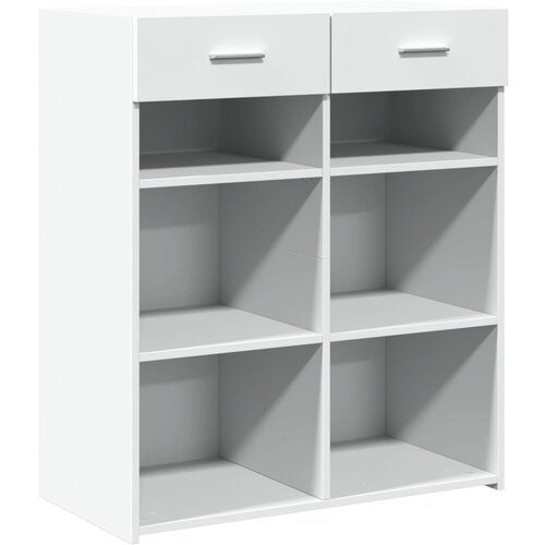 Maison Chic Komoda - Predalnik bela 80x42,5x93 cm inženirski les, (21716158) Slike
