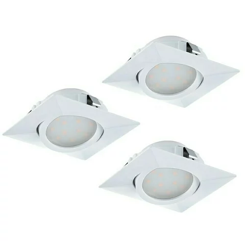 Eglo Set ugradbenih LED svjetiljki Pineda (18 W, Bijele boje, 3 Kom., Topla bijela)