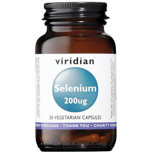 Viridian Nutrition Selen Viridian, 200ug (30 kapsul) Slike