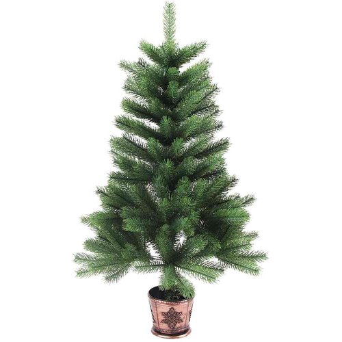  Božićno drvce s 150 LED svjetlima s stalakom Zelena 90 cm PE Slike