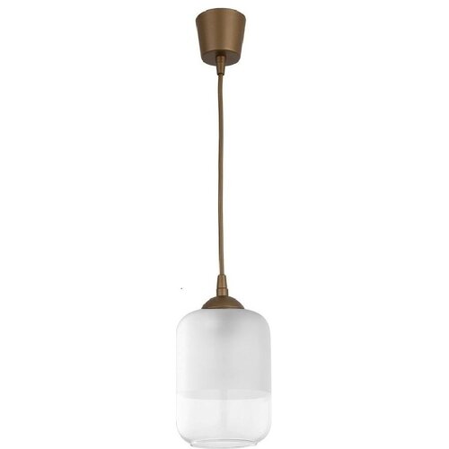 Brilagi LED luster na sajli RETRO GLASS 1xE27/60W/230V prečnik 14 cm braon/bela Cene