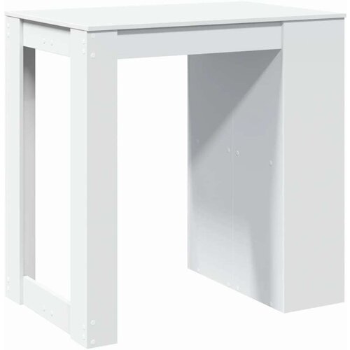 VidaXL Barski stol bijeli 102 x 70 x 103,5 cm konstruirano drvo Slike