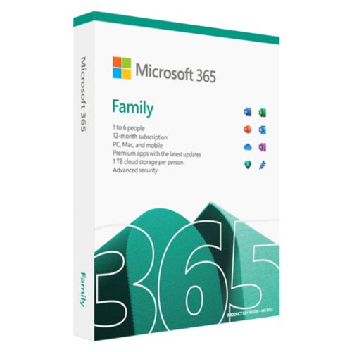  FPP Microsoft Office 365 Family Retail ENG Sub 1Y, EP2-32329 Cijene