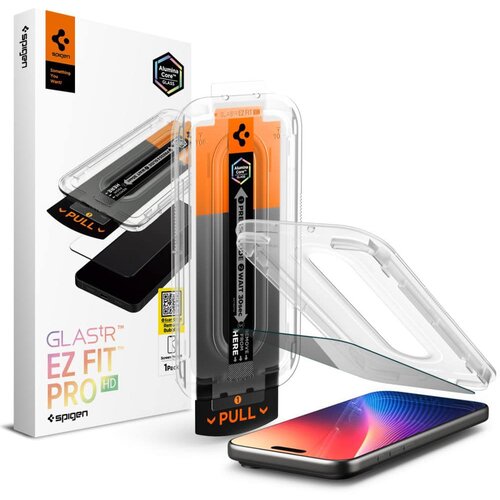 Spigen Glas.tR EZ-FIT Pro Anti Spy staklo za iPhone 16 Pro / iPhone 17 / iPhone 17 Pro AGL10098 Cene