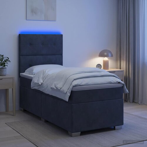  Boxspring krevet s madracem Tamnosiva 90 x 190 cm Bar&scaron;un 90 x 190 x 140.5 cm Cene