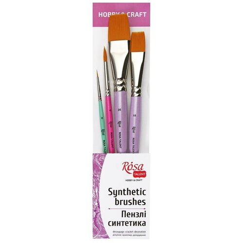 Rosa TALENT Set četkica za hobby Craft Slike