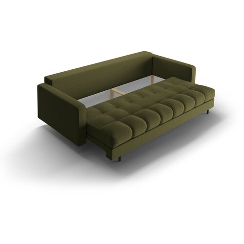 Cosmopolitan Design Zelena raztegljiva sedežna garnitura s prostorom za shranjevanje 222 cm Bali &amp;ndash; Slike