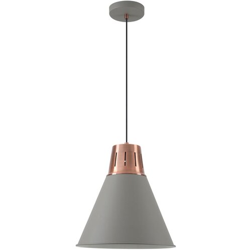  Siva viseča svetilka s kovinskim senčilom &amp;oslash; 32 cm Gianni L &amp;ndash; Slike