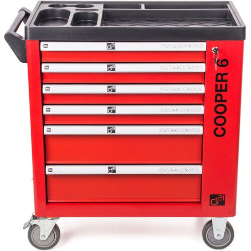 G21 delavni&scaron;ki voziček Cooper 6, rdeč Cene