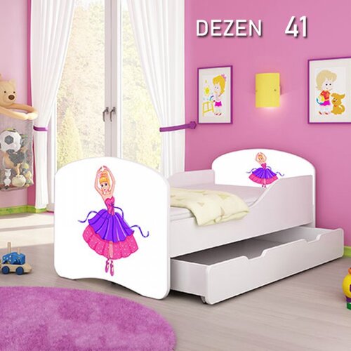 Olimp Sport dečiji krevet drveni 180x80cm sa fiokom i gratis dušek 45 dezena Cene