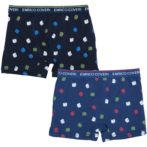 Enrico Coveri spodnje hlače boxer EB4145 F večbarvno 2-3 Slike