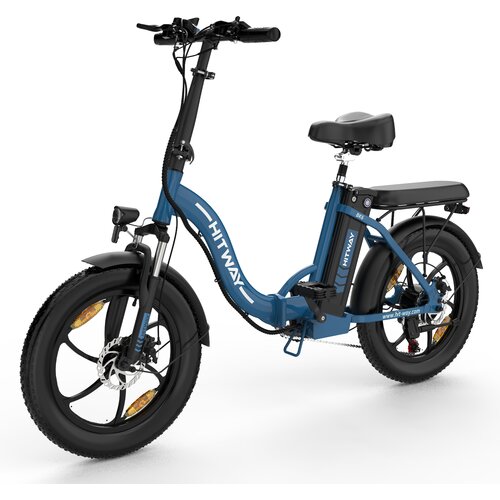 HITWAY BK6S e bike električno kolo 20" debelo zložljivo e-kolo, 250W/36V/12Ah baterija, 35-90km, terensko gorsko kolo s 7 prestavami, mestno e-kolo za moške in ženske, (21279042) Cene