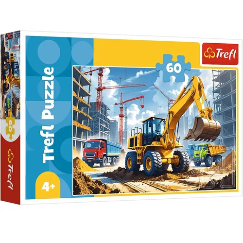 Trefl Bager-nakladač traktor 60-delna sestavljanka - Cene