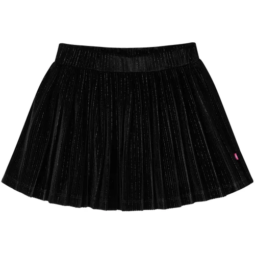  Dječja plisirana suknja s lurexom crna 128