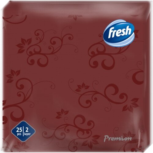 Fresh Salvete Decor bordo 2sloja 25kom Cene