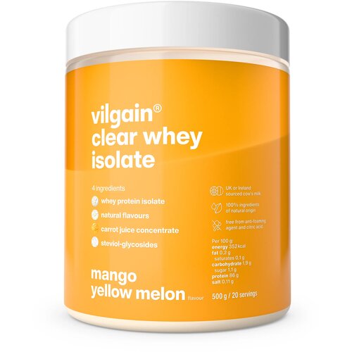 Vilgain Clear Whey Isolate - mango in rumena melona Cene